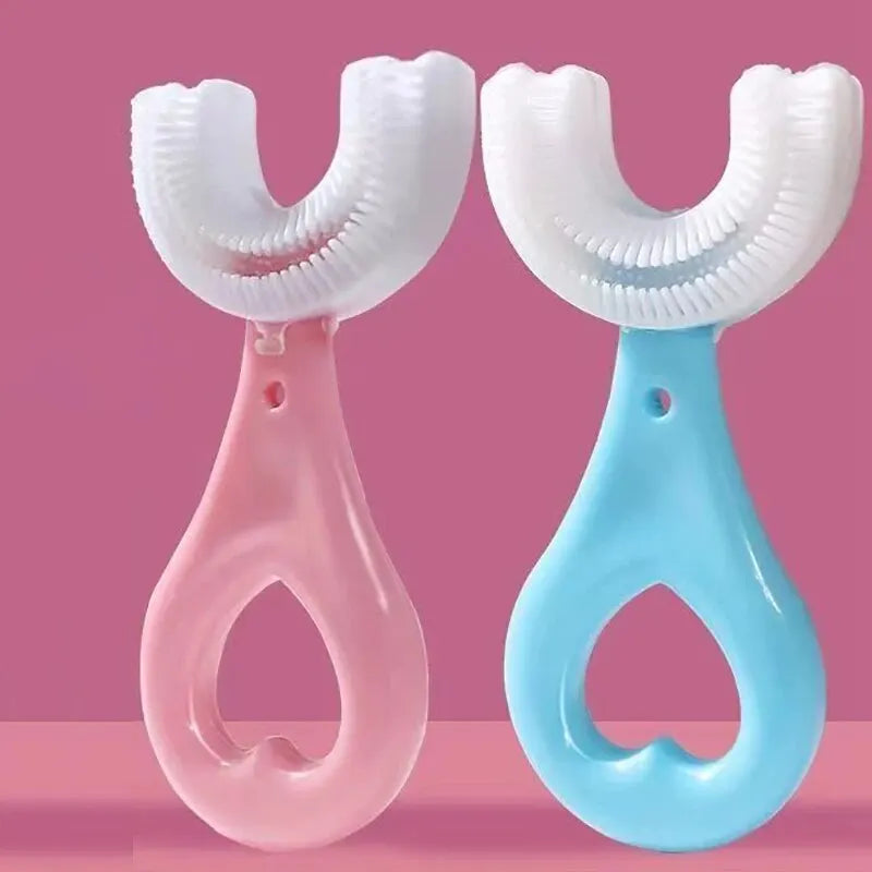 2 Piece U Shaped Infant Toothbrush