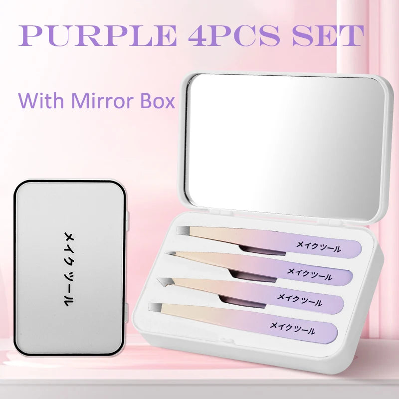 Multi-Color Stainless Steel Tweezer's