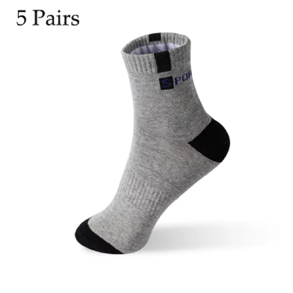 Breatheable Bamboo Fiber Cotton Sport Socks