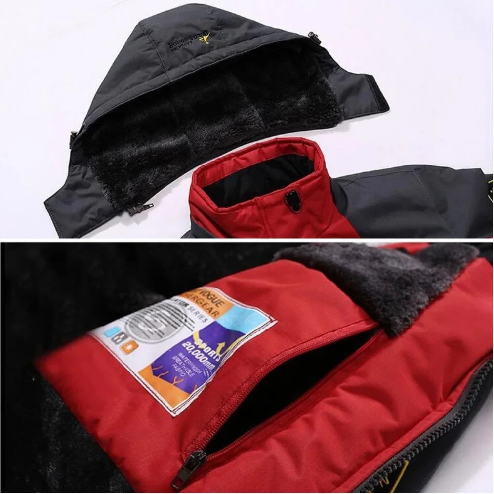 Military Thick Fur Windproof Windbreaker