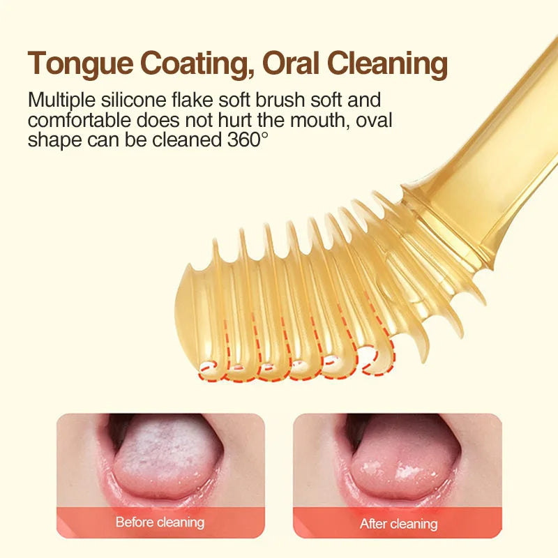 3-In-1 Baby Silicone Toothbrush