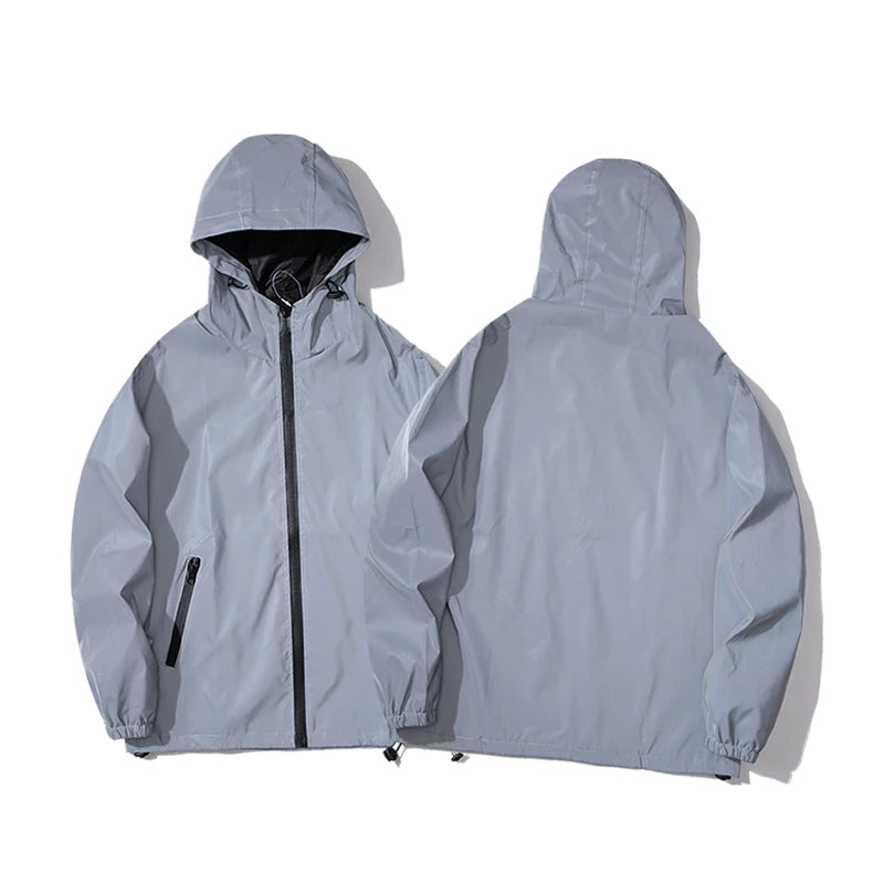 Reflective Double Fabric  Windbreaker