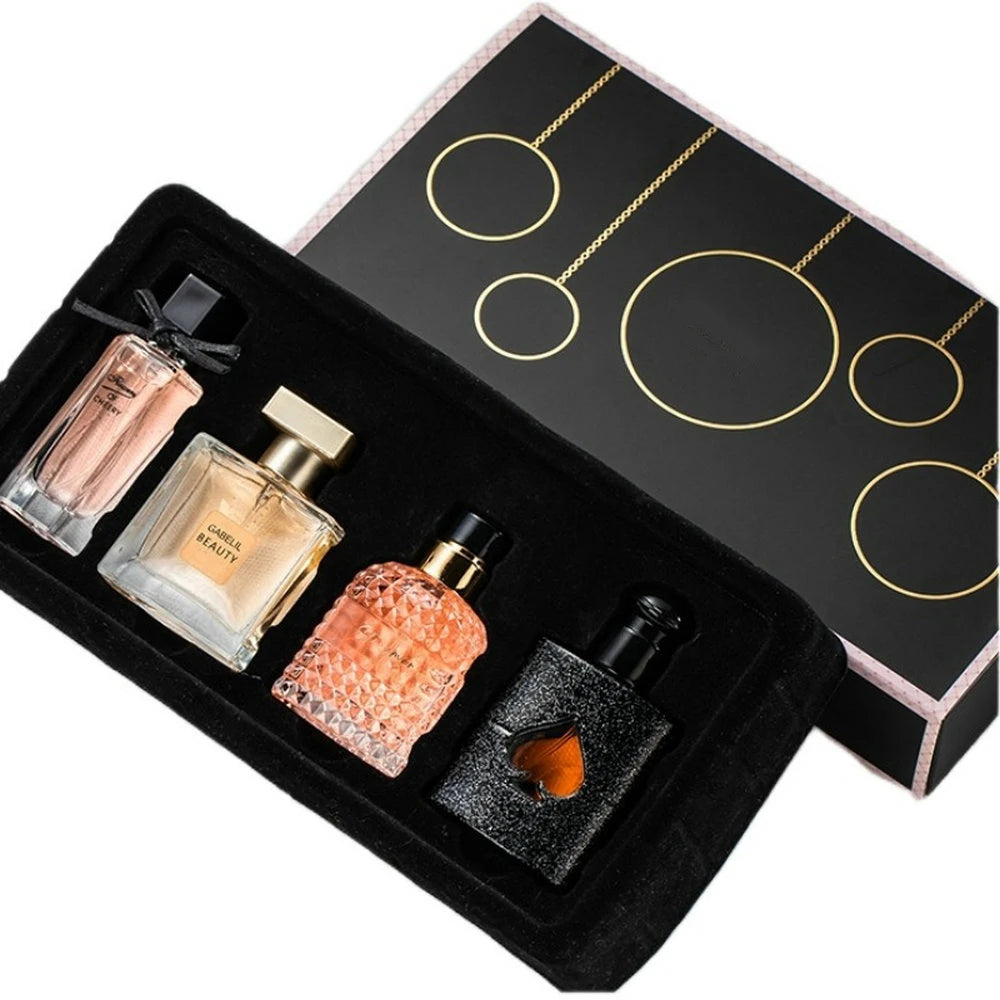 4 Piece Eau De Parfum Floral Scent Perfume Set