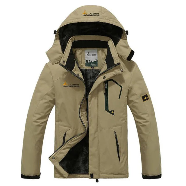 Military Thick Fur Windproof Windbreaker
