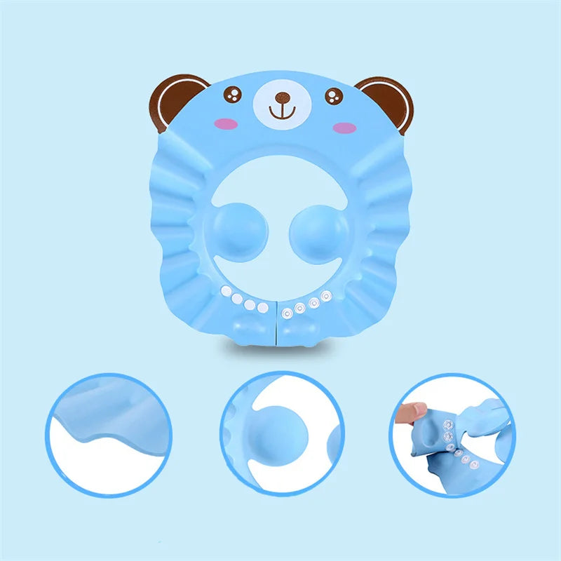 Infant Hair Wash Hat For Ear & Eye Protection