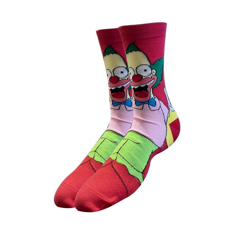 Animated Cartoon Long Socks