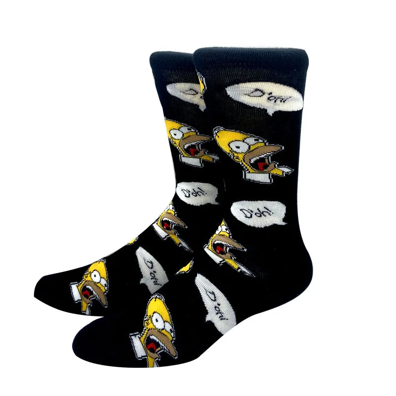 Animated Cartoon Long Socks