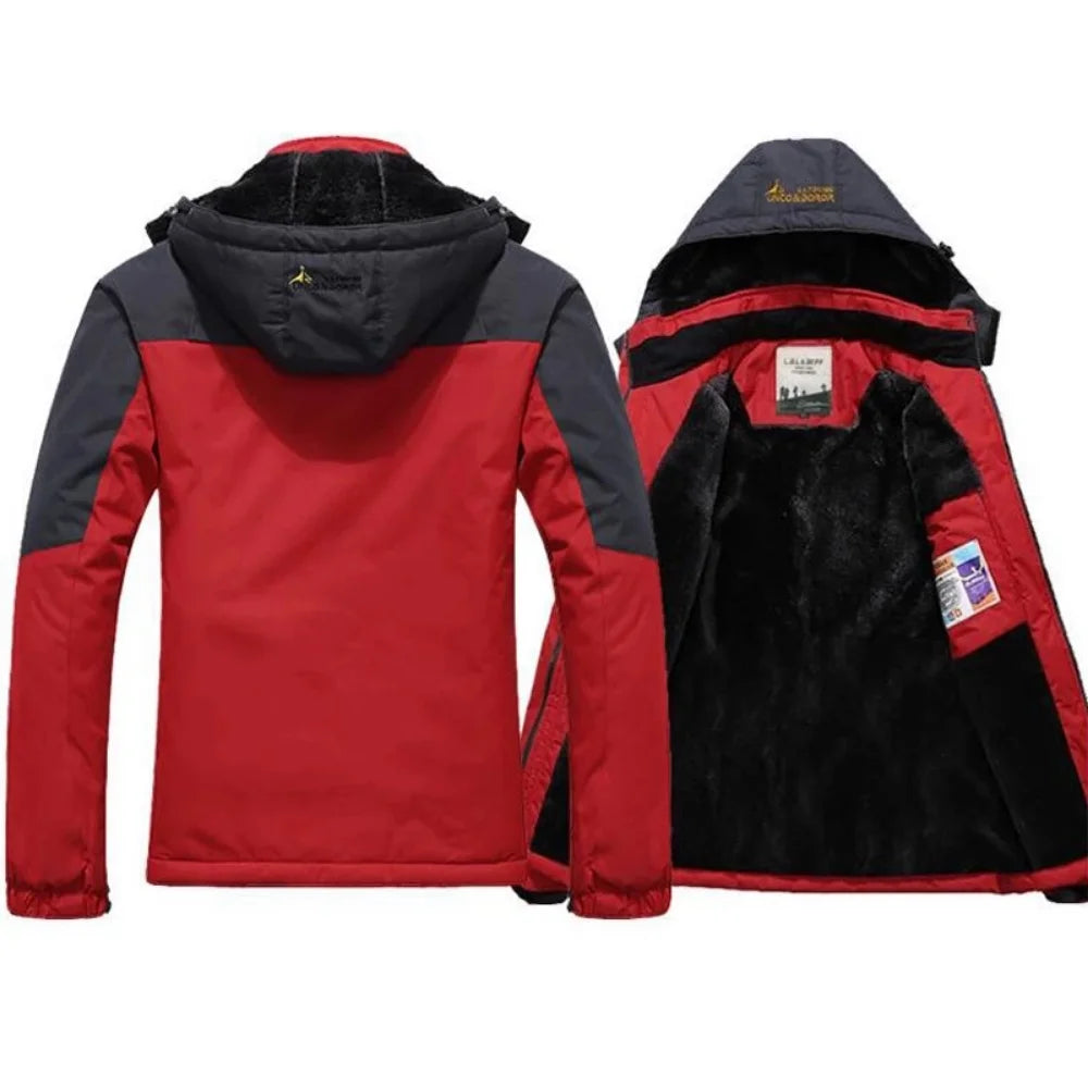 Military Thick Fur Windproof Windbreaker