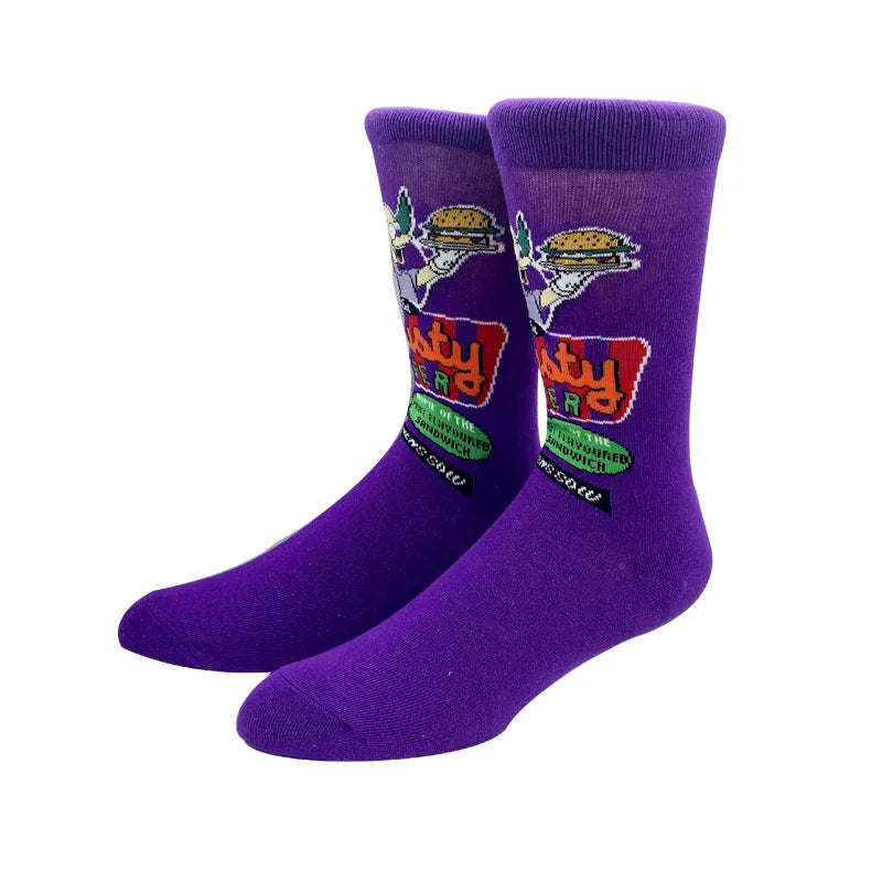 Animated Cartoon Long Socks