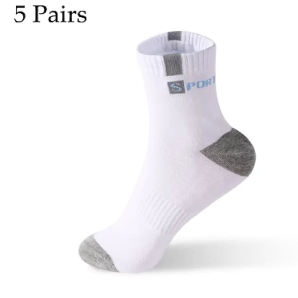 Breatheable Bamboo Fiber Cotton Sport Socks
