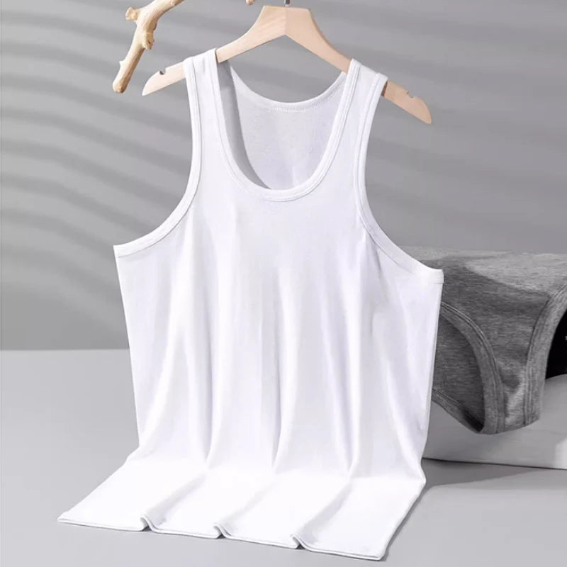 Narrow Shoulder Classic Cotton Tank Top