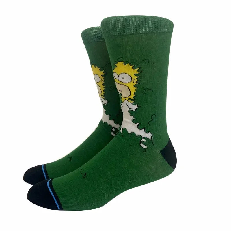 Animated Cartoon Long Socks