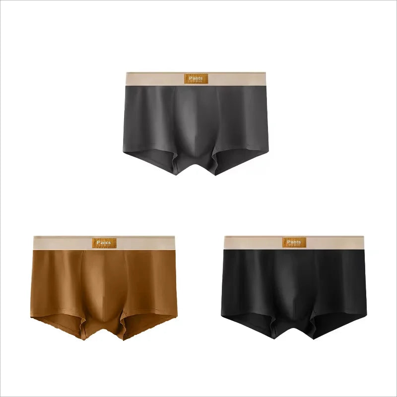 Colored Cotton Breathable Mens Briefs