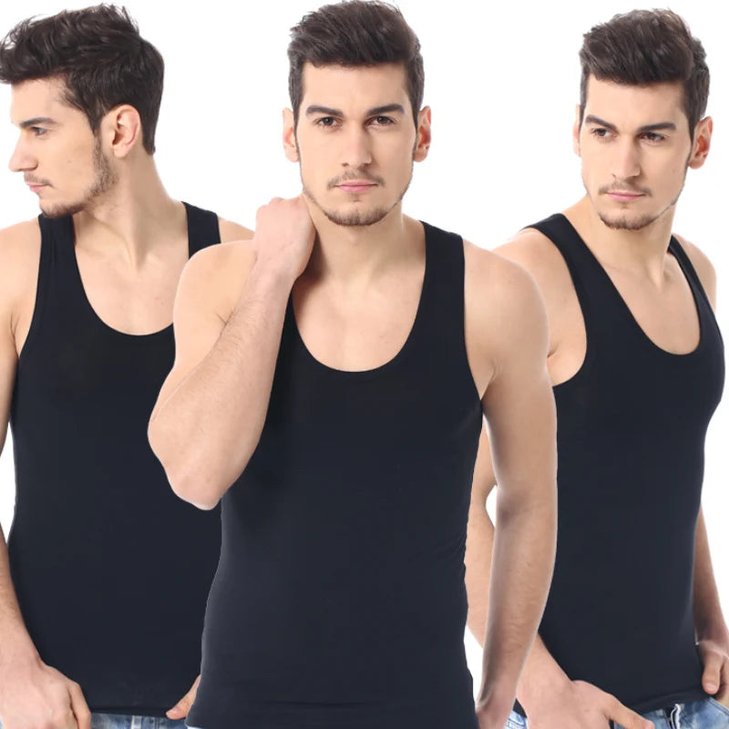 Narrow Shoulder Classic Cotton Tank Top