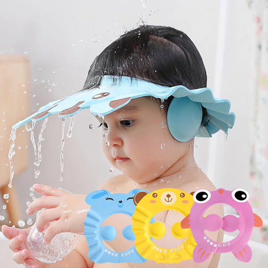 Infant Hair Wash Hat For Ear & Eye Protection