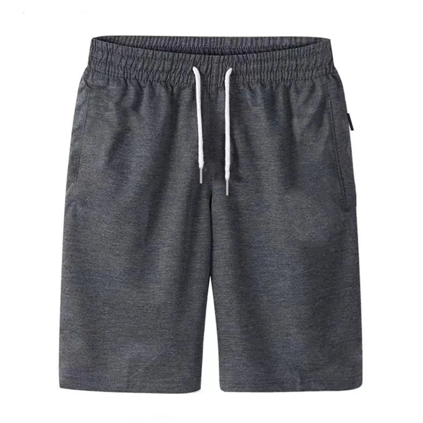 Men Thin Drawstring Sweatpant Shorts