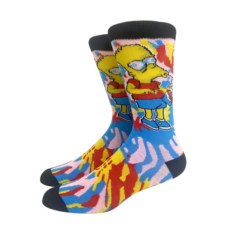 Animated Cartoon Long Socks