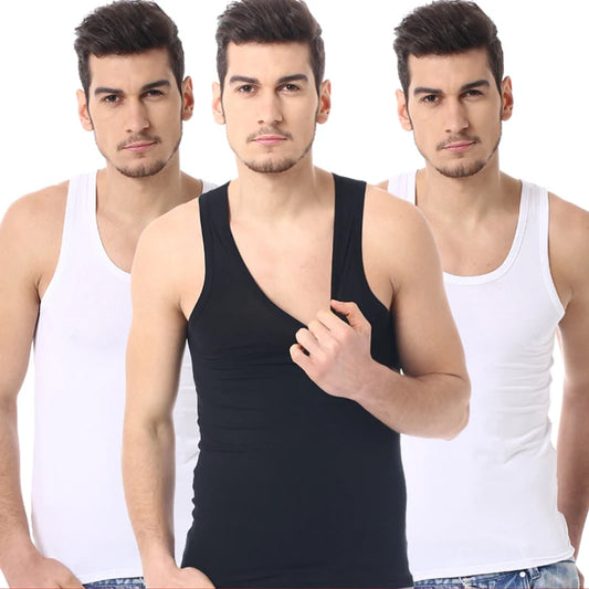 Narrow Shoulder Classic Cotton Tank Top
