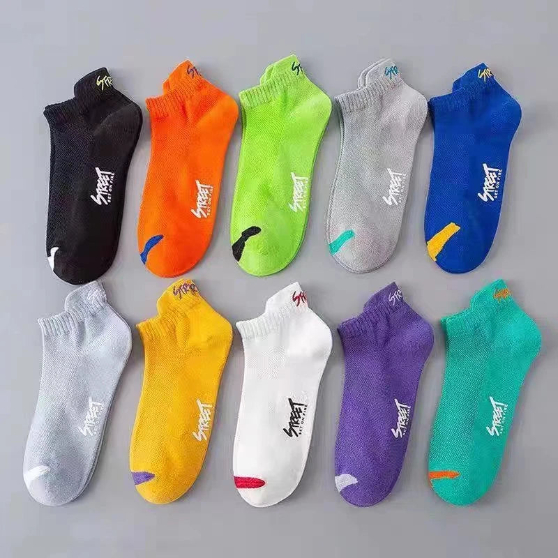 Breathable No Show Ankle Socks