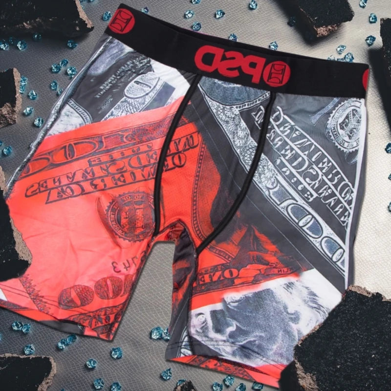 Designed Elastic Breathable Mens Boxershorts