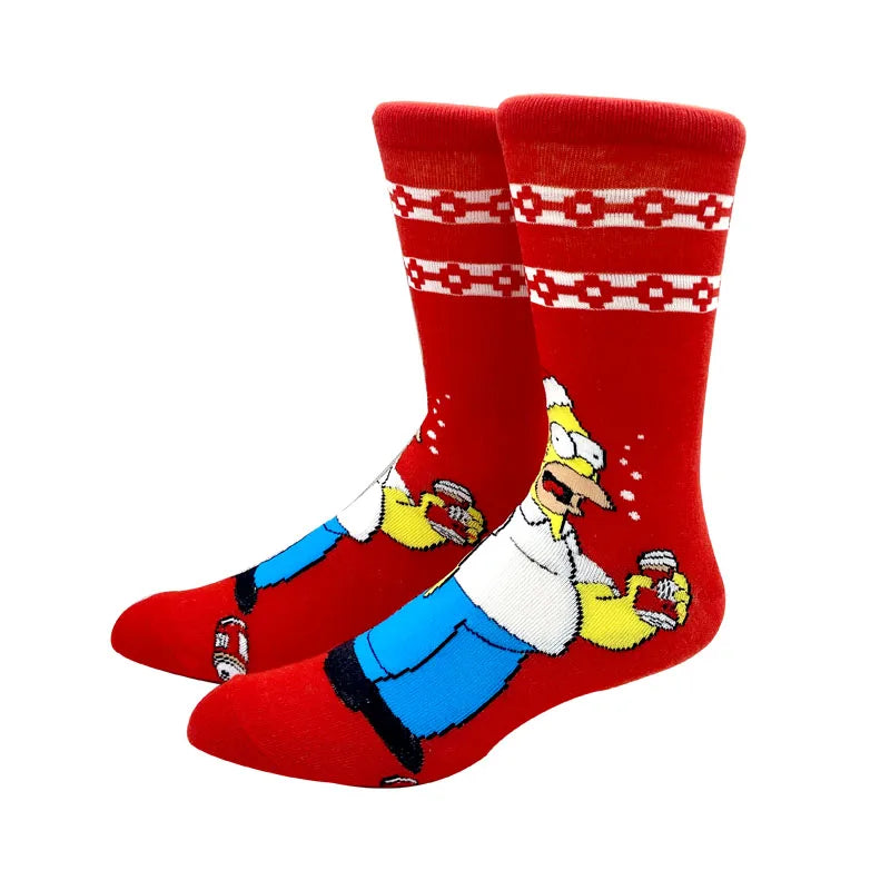 Animated Cartoon Long Socks
