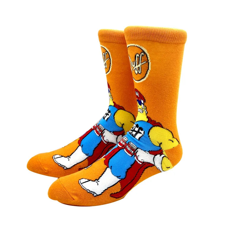 Animated Cartoon Long Socks