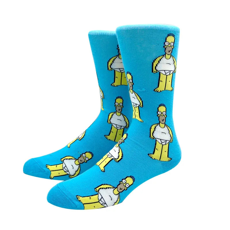 Animated Cartoon Long Socks