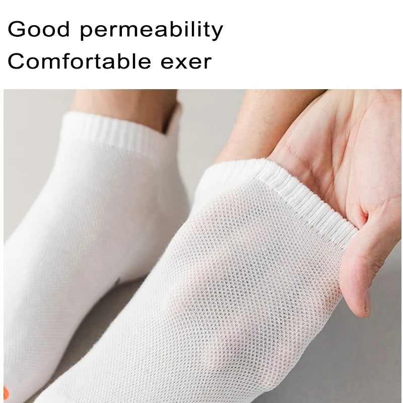Breathable No Show Ankle Socks