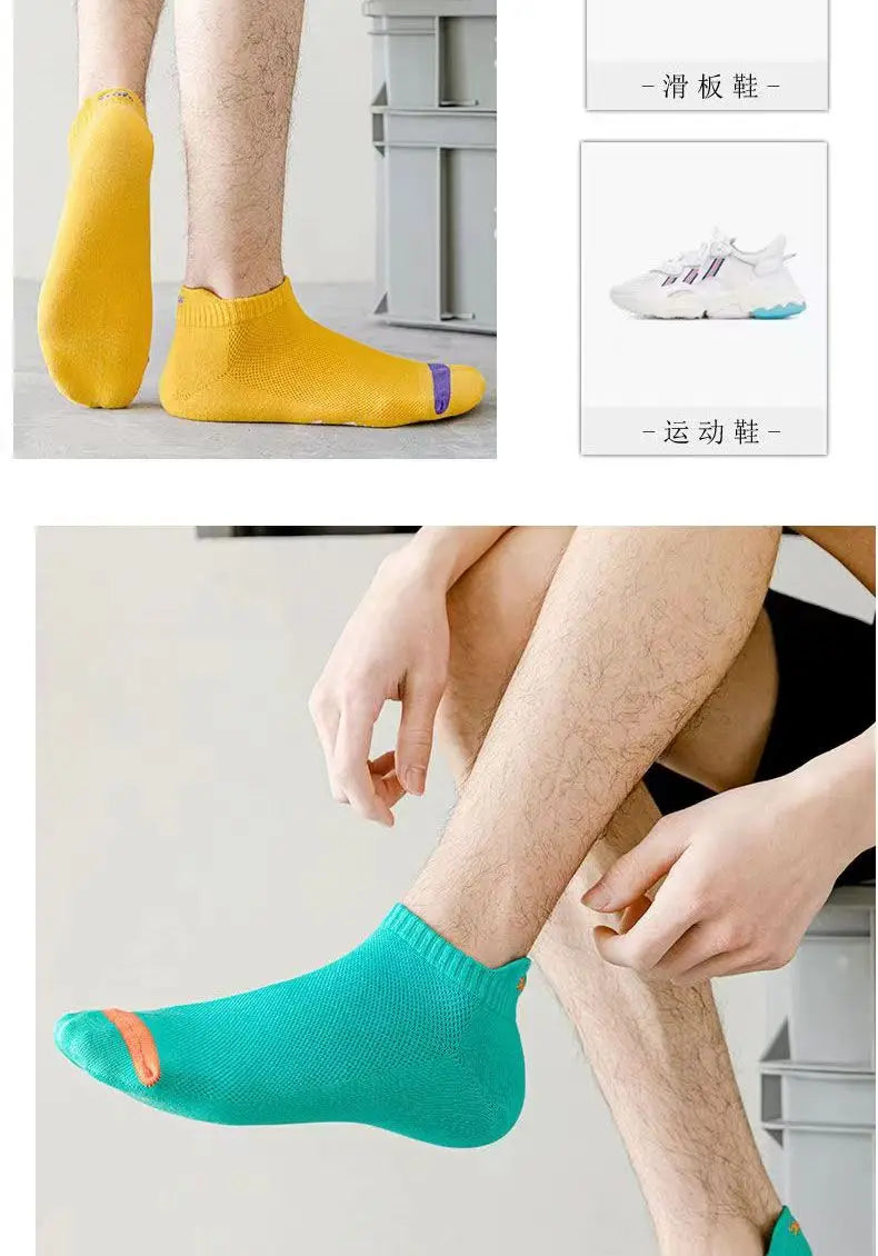 Breathable No Show Ankle Socks