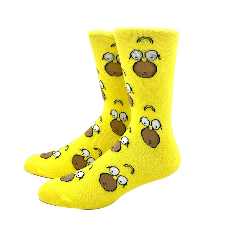 Animated Cartoon Long Socks