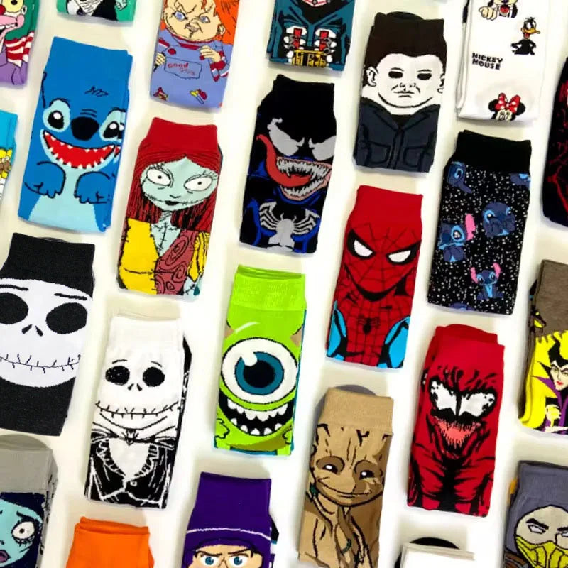 Animated Cartoon Long Socks