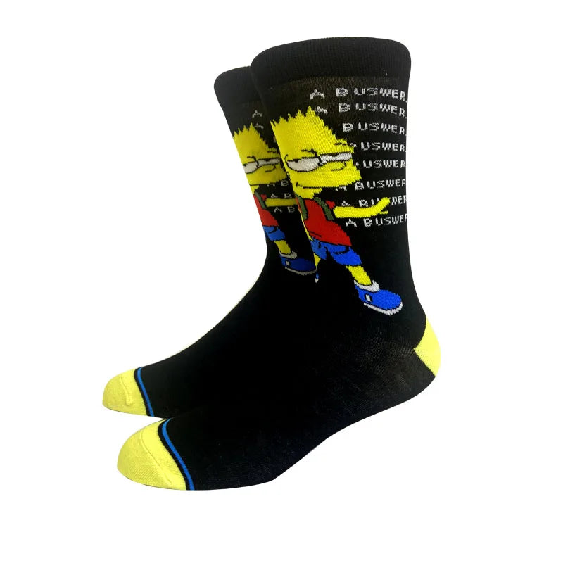 Animated Cartoon Long Socks