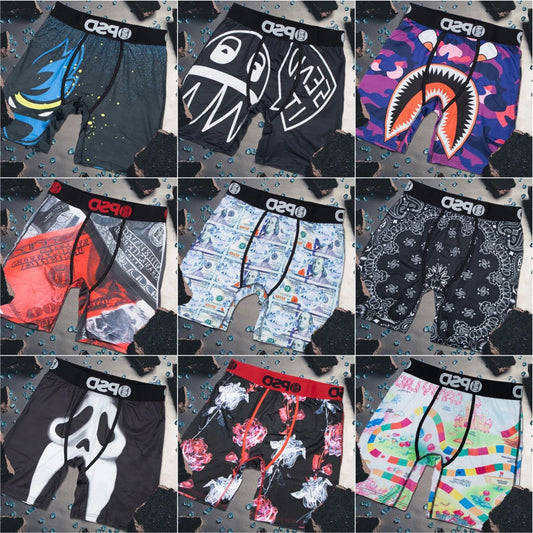 Designed Elastic Breathable Mens Boxershorts