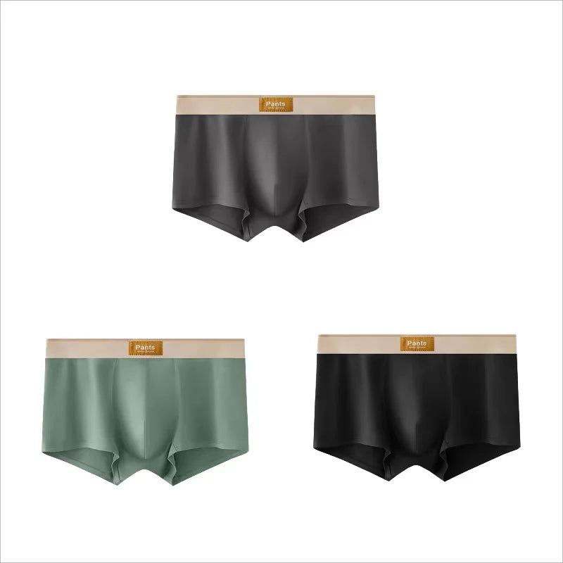 Colored Cotton Breathable Mens Briefs