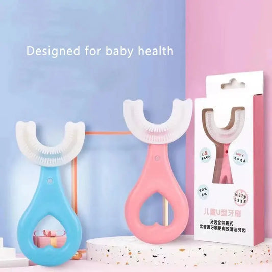 2 Piece U Shaped Infant Toothbrush
