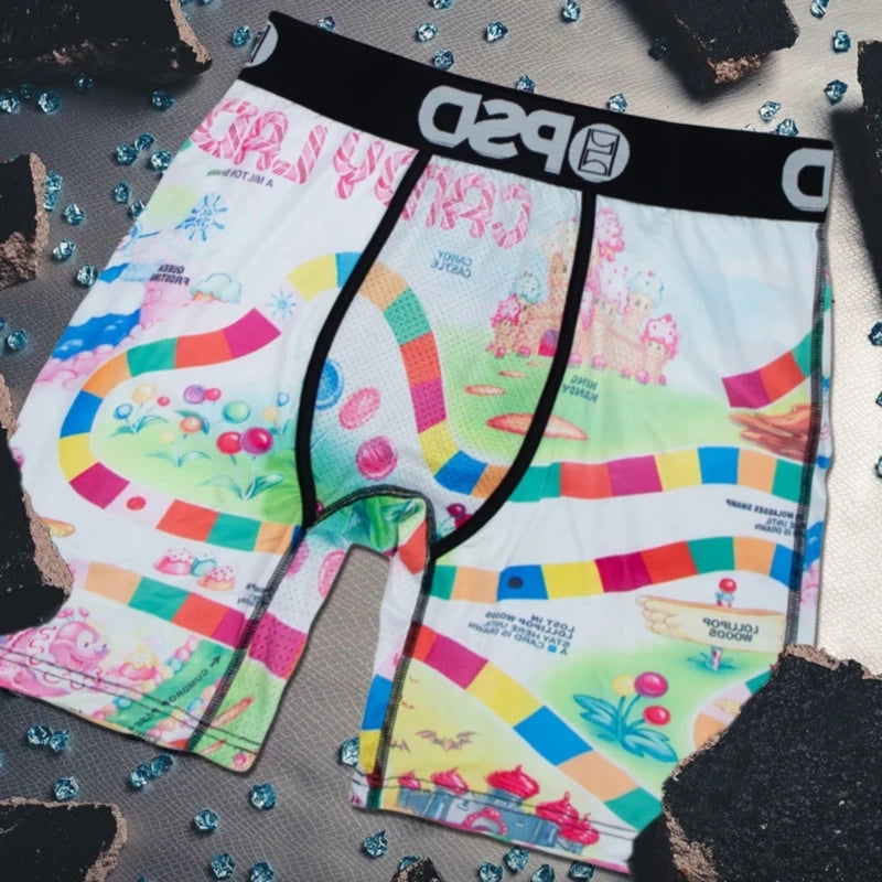 Designed Elastic Breathable Mens Boxershorts