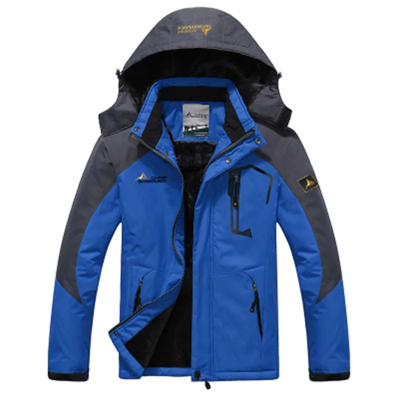 Military Thick Fur Windproof Windbreaker