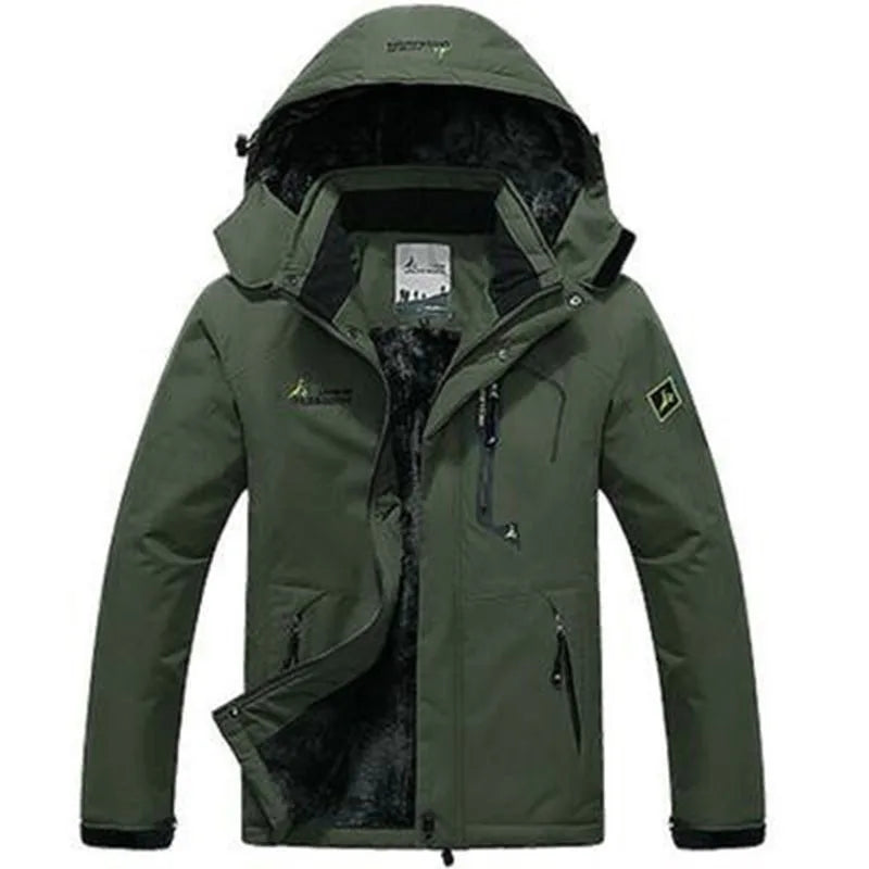 Military Thick Fur Windproof Windbreaker