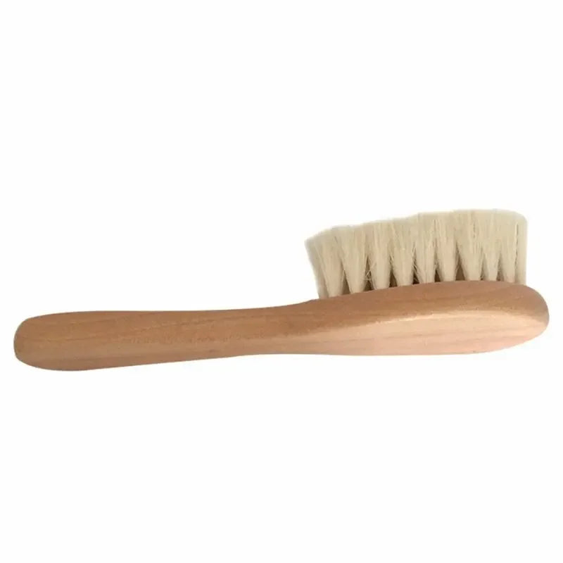 2 Piece Wooden Infant Brush & Comb
