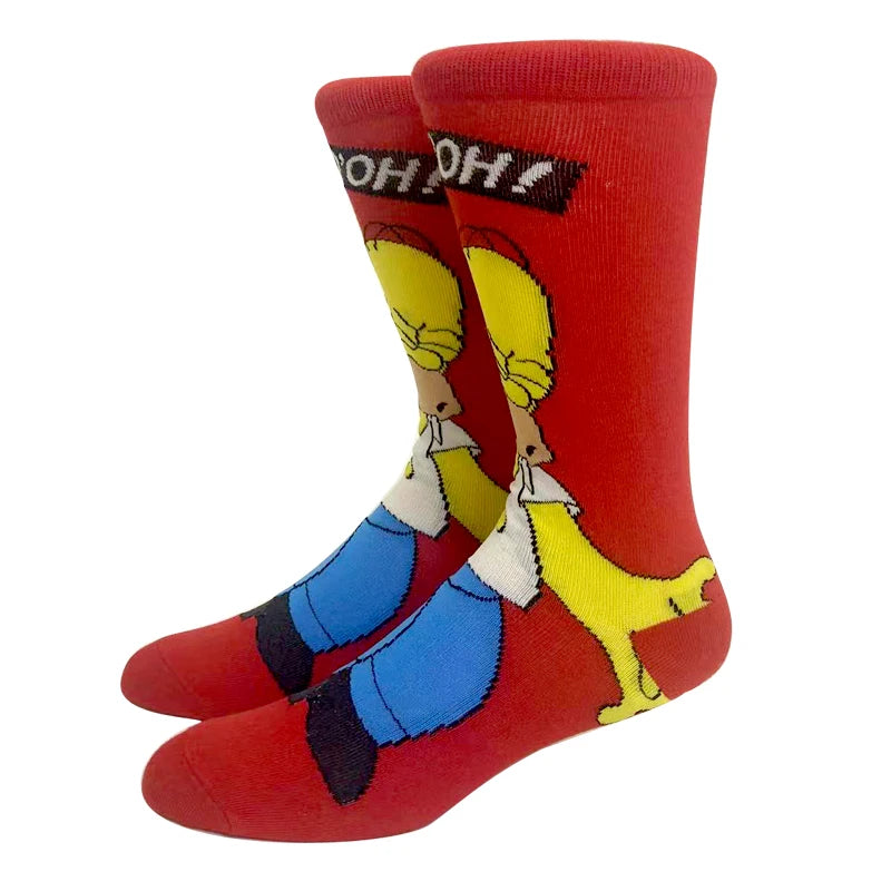 Animated Cartoon Long Socks