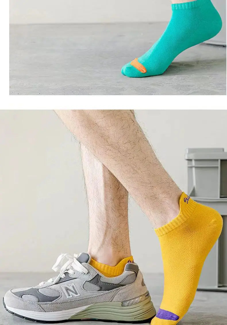 Breathable No Show Ankle Socks