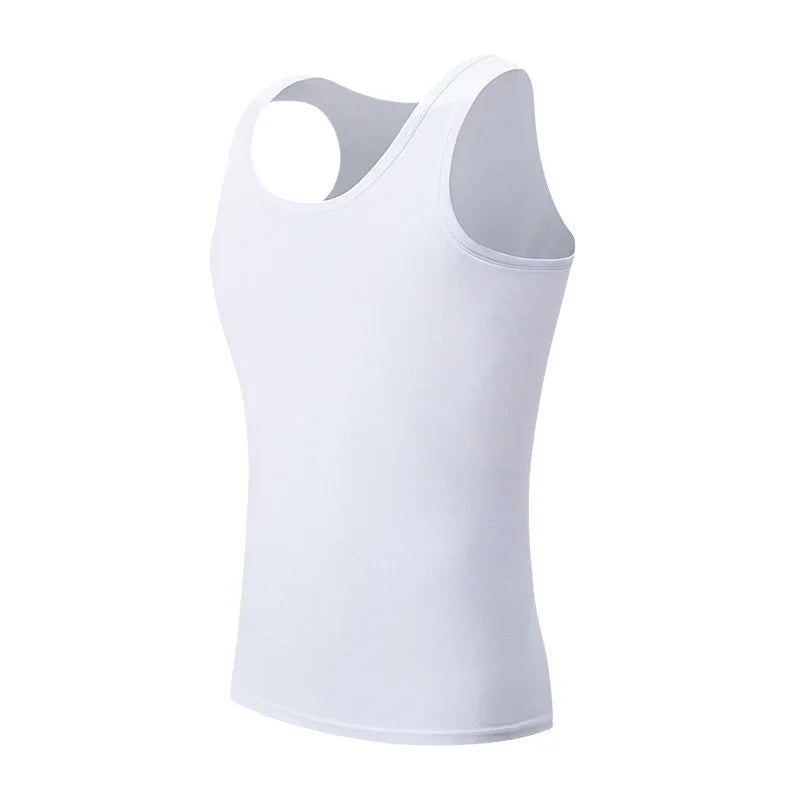 Narrow Shoulder Classic Cotton Tank Top