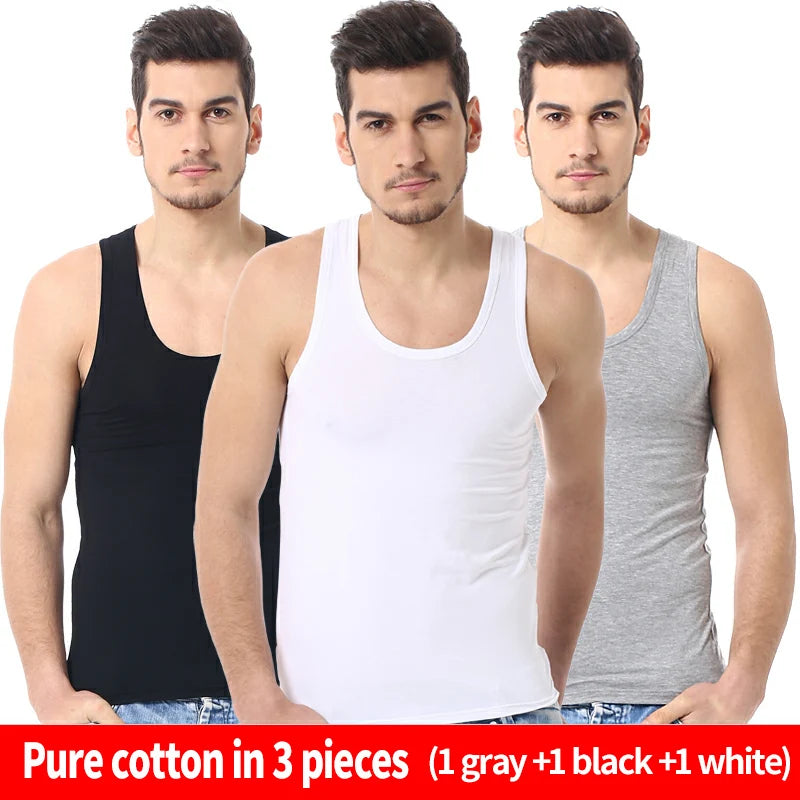Narrow Shoulder Classic Cotton Tank Top